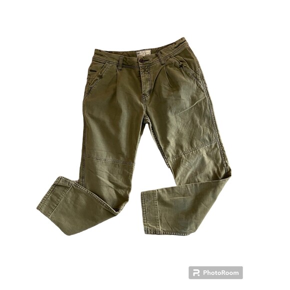 Free People Women’s Low Rise Green Jeans Pants Size 26 - Picture 1 of 10